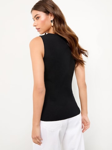 Vestă tricotată de la Lipsy pe negru