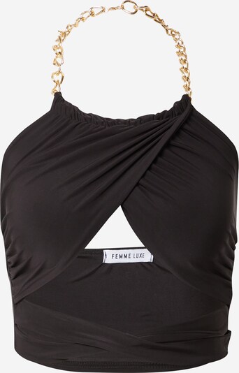 Femme Luxe Top 'VICTORIA' in schwarz, Produktansicht