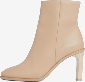 Calvin Klein Ankle Boots in Beige: front