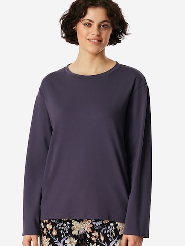 Chemise de nuit 'Mix & Relax' SCHIESSER en violet : devant