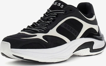 juoda GUESS Sportbačiai be auliuko 'SQUAN': priekis