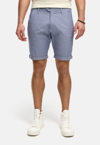 JEFF Regular Chino trousers 'Hezekiah' in Blue: front