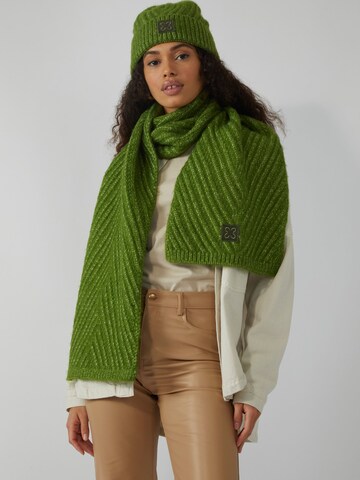 CODELLO Sjaal 'KNIT COLLECTION' in Groen: voorkant