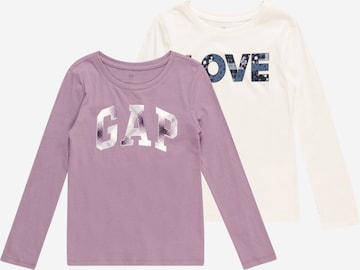 T-Shirt GAP en violet : devant