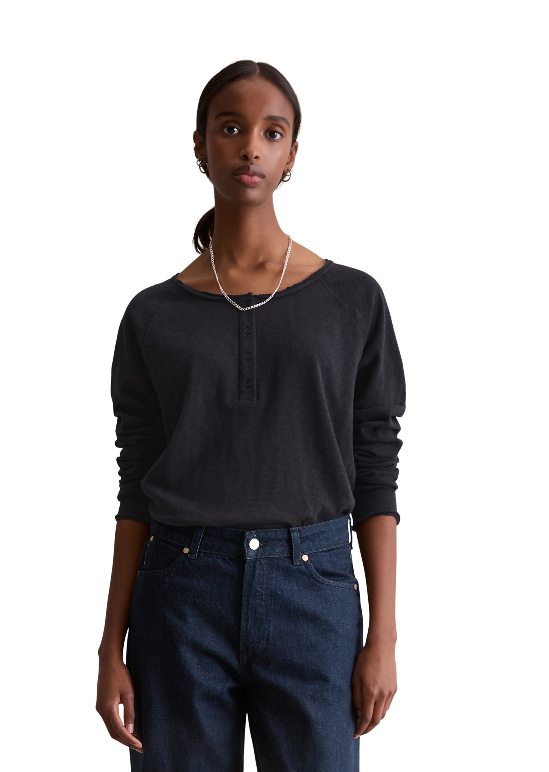 Marc O'Polo DENIM Shirt in Blauw: voorkant