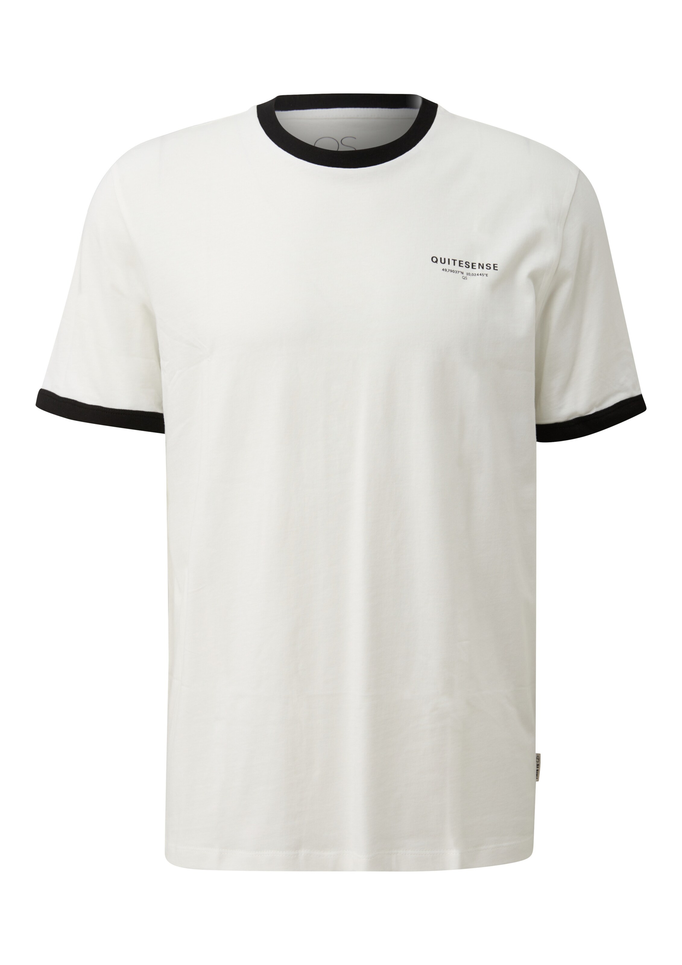 T-Shirt QS en beige : devant