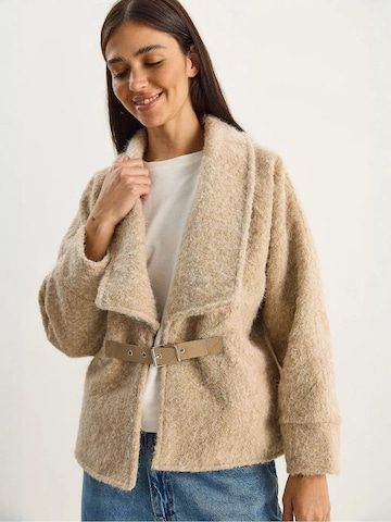 Bianco Lucci Mantel in Beige