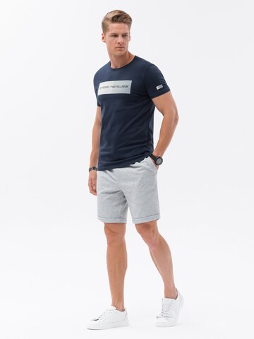 T-Shirt 'S1751' Ombre en bleu