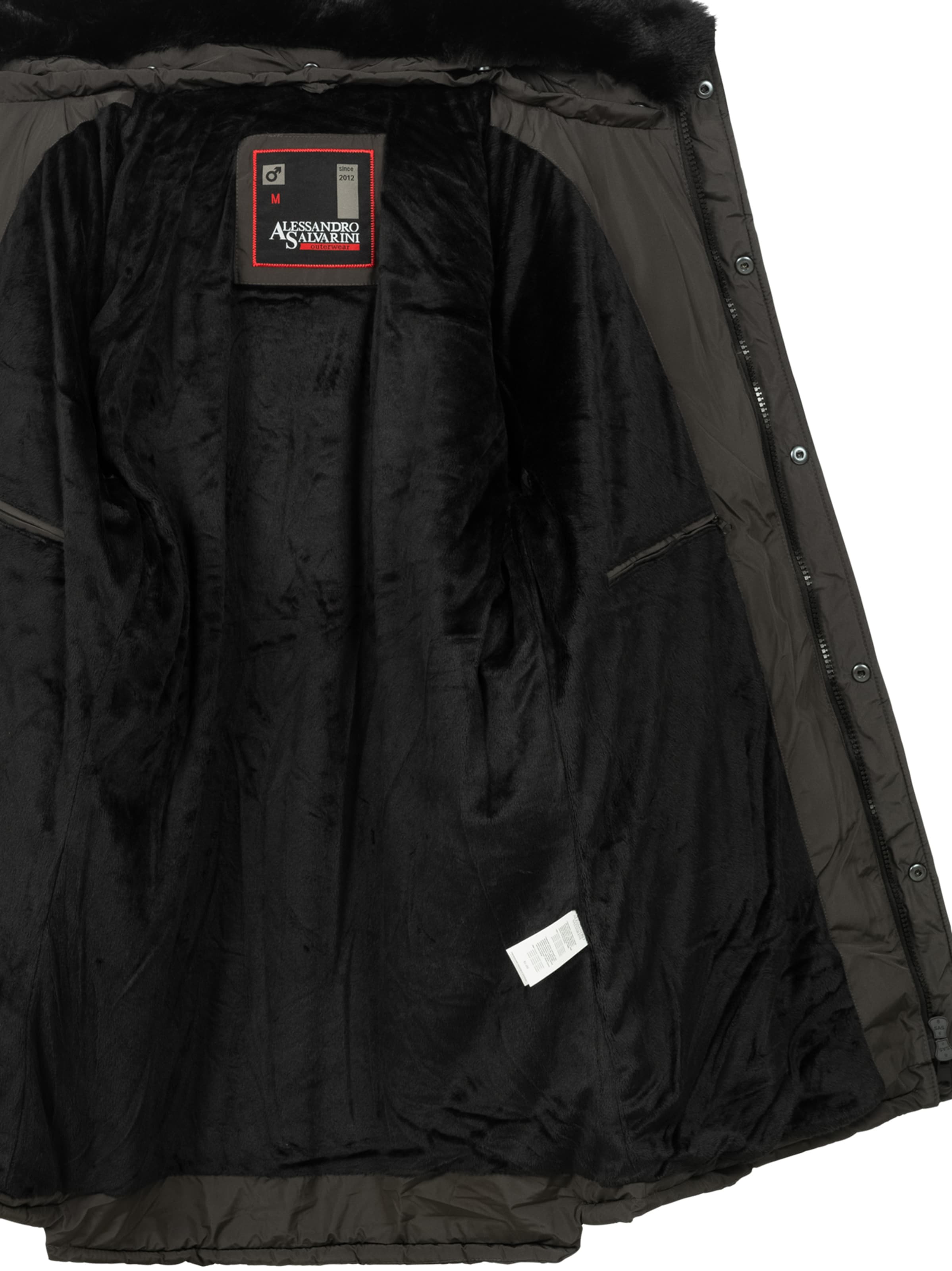 Alessandro Salvarini Winterjacke in Grau