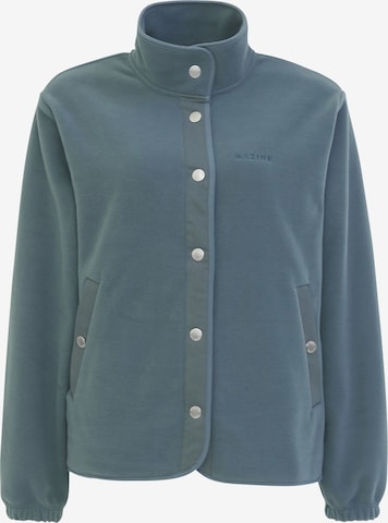 mazine Fleece Jacket 'Fleet' in Blue: front