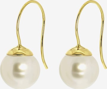 Lucardi Earrings 'Klassisch' in Gold: front