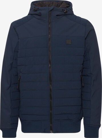 INDICODE JEANS Winter Jacket in Blue: front