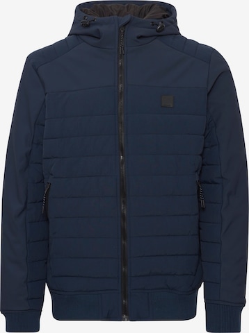 INDICODE JEANS Winter Jacket in Blue: front