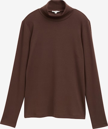 TOM TAILOR Shirt in Brown: front