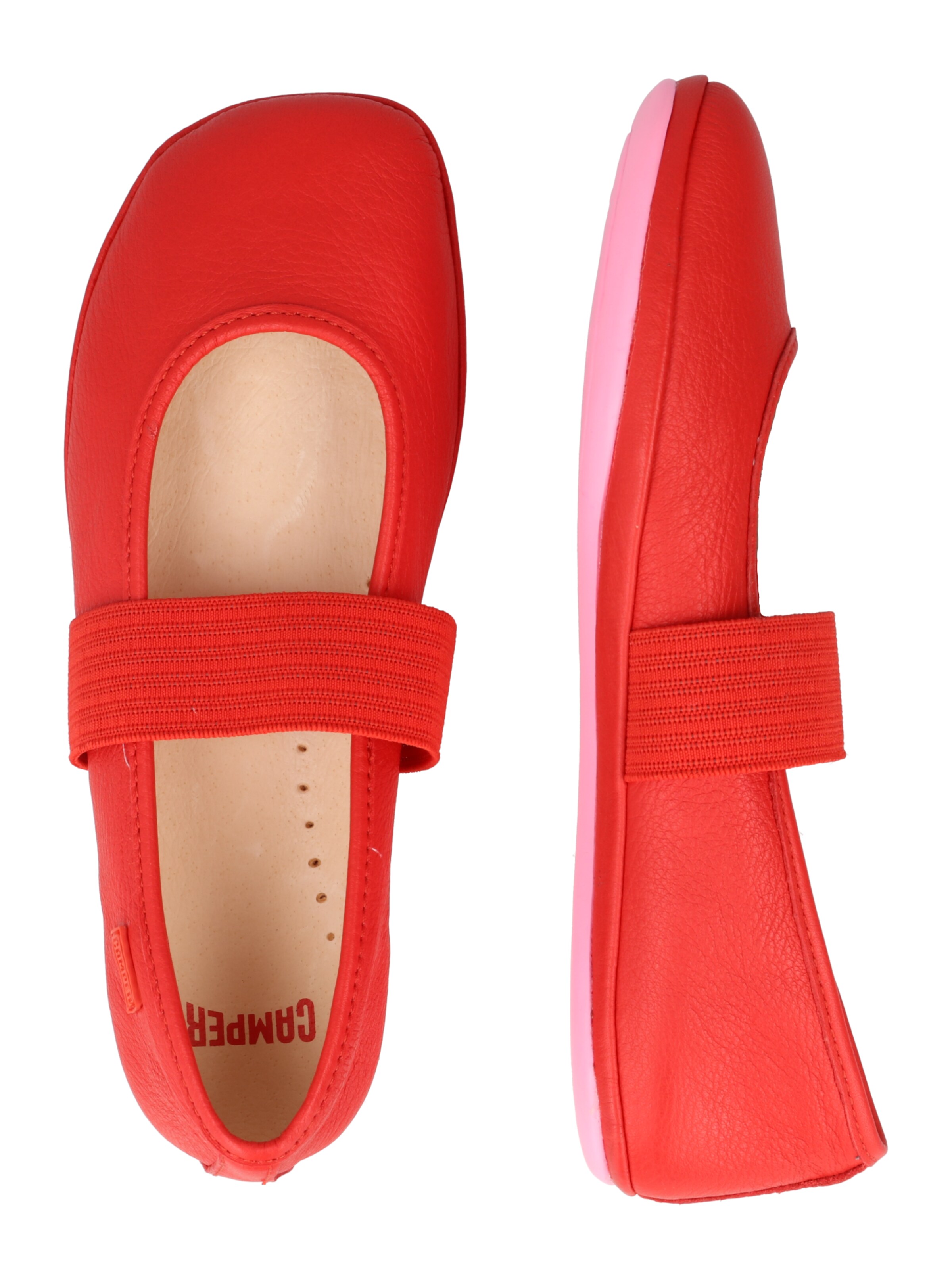 CAMPER Ballerina 'Right' in Rot