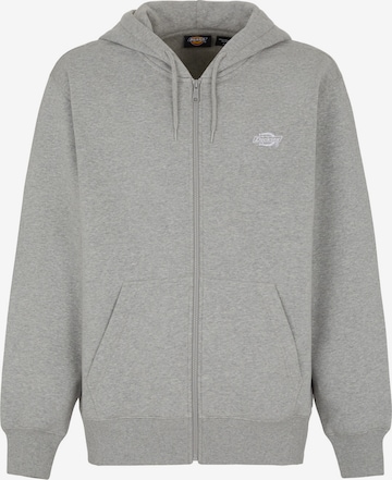 DICKIES Sweatjacke 'SUMMERDALE' in Grau: predná strana