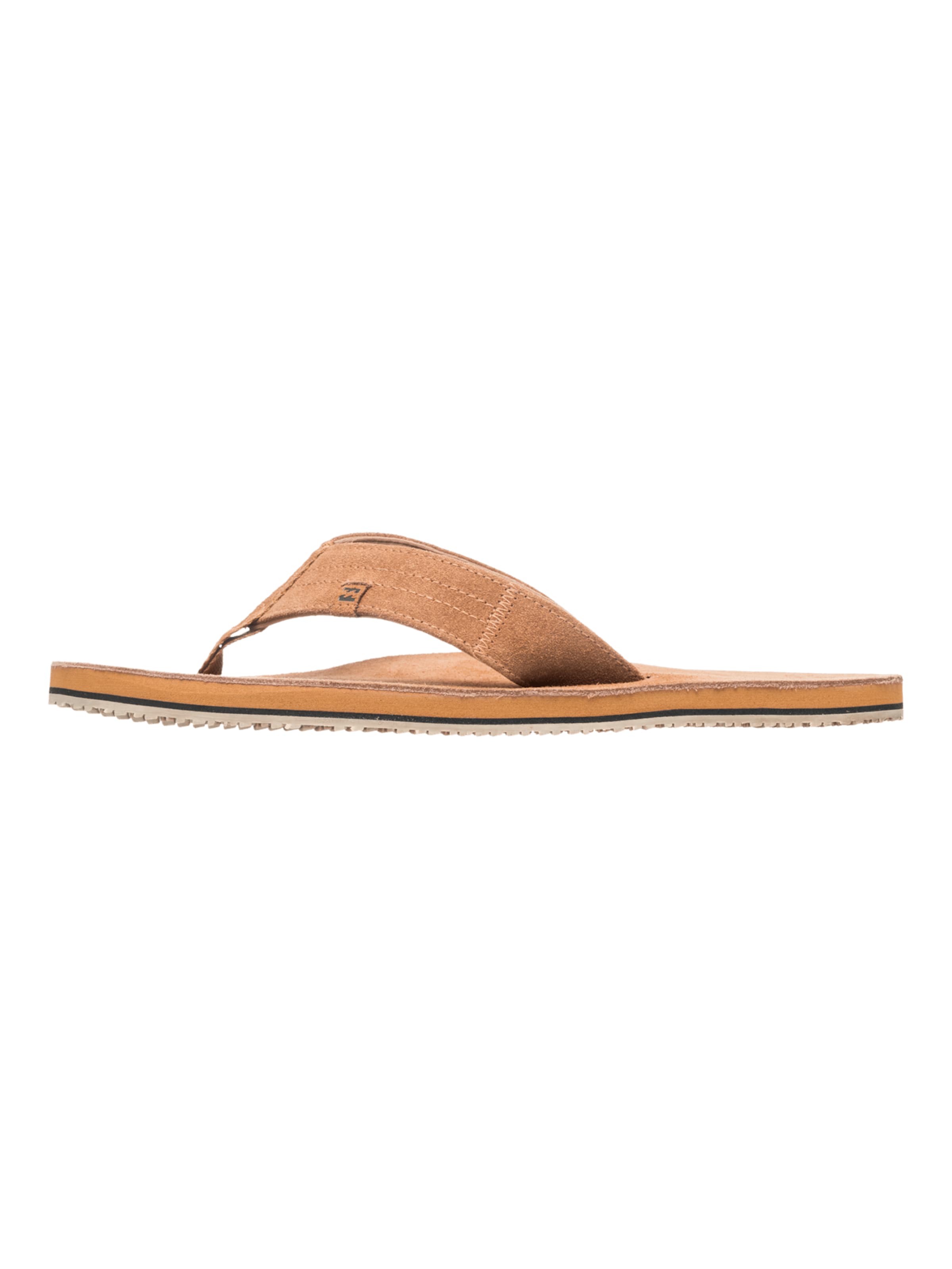 Tongs 'Seaway' BILLABONG en marron : devant