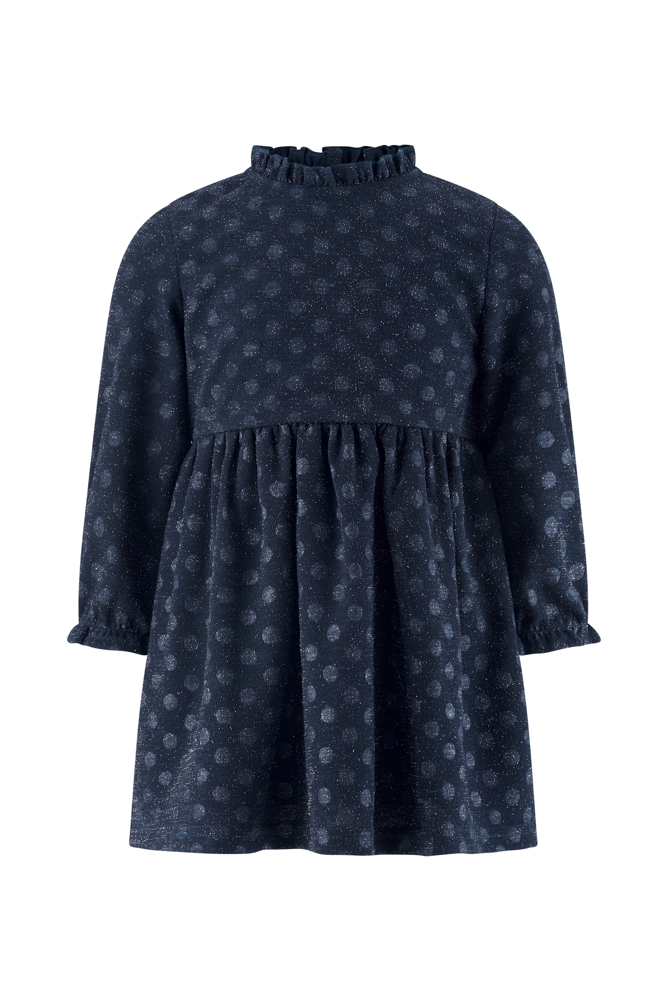 happy girls - Vestido em azul: frente