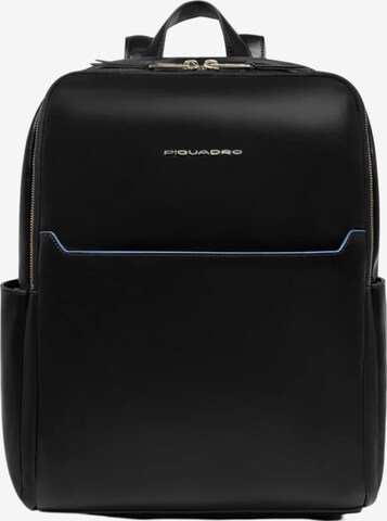Zaino di Piquadro in nero: frontale