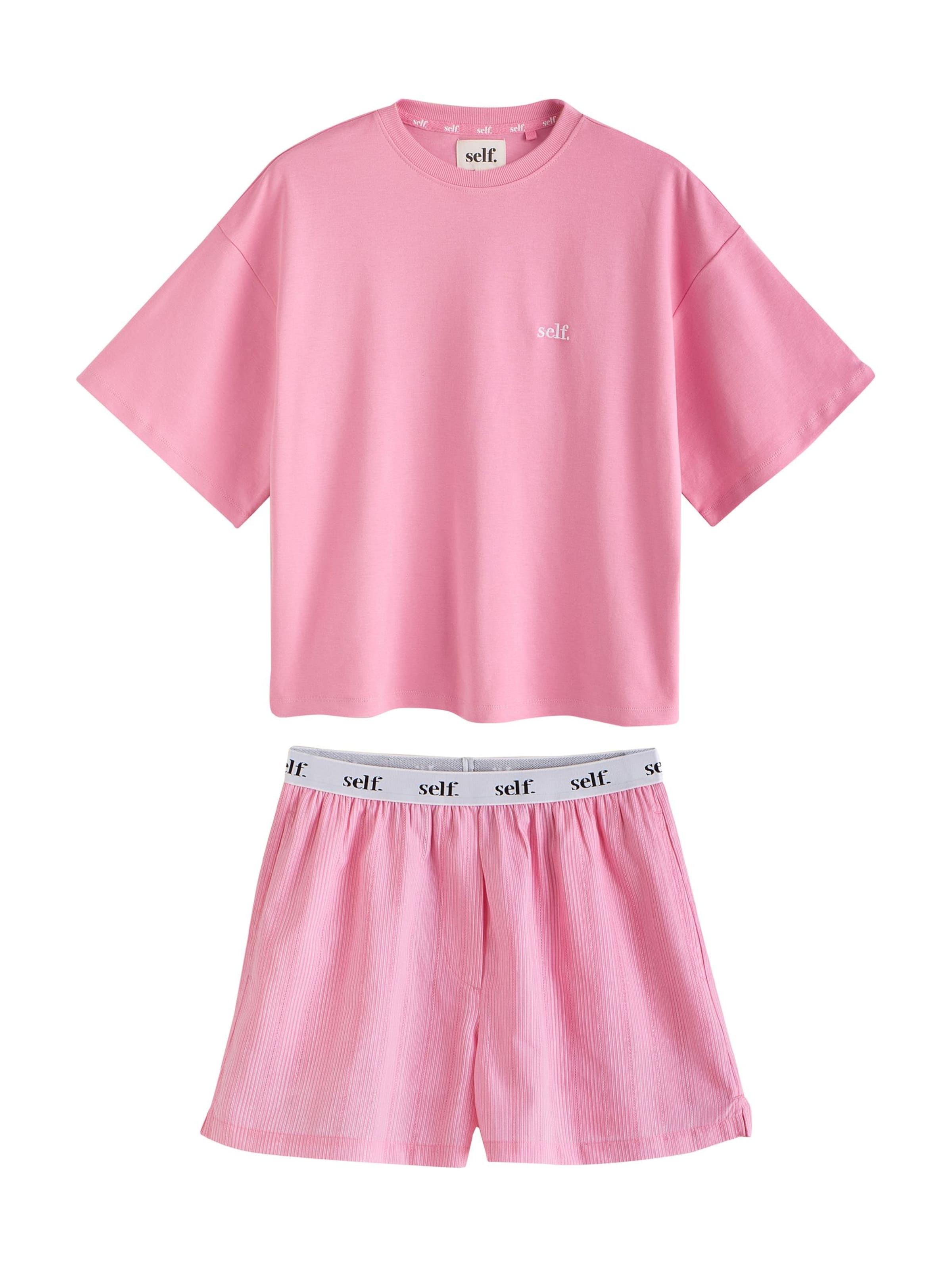 self. Pajama in Pink: front
