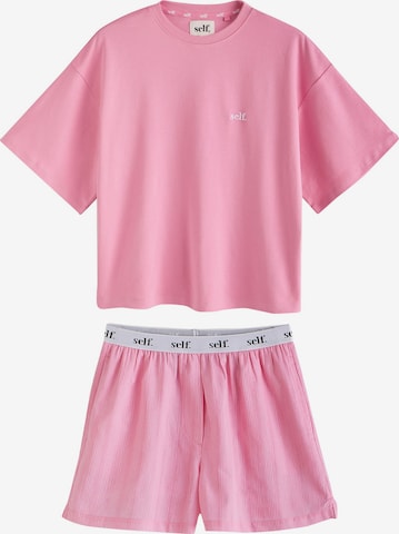 self. Pyjama in Roze: voorkant