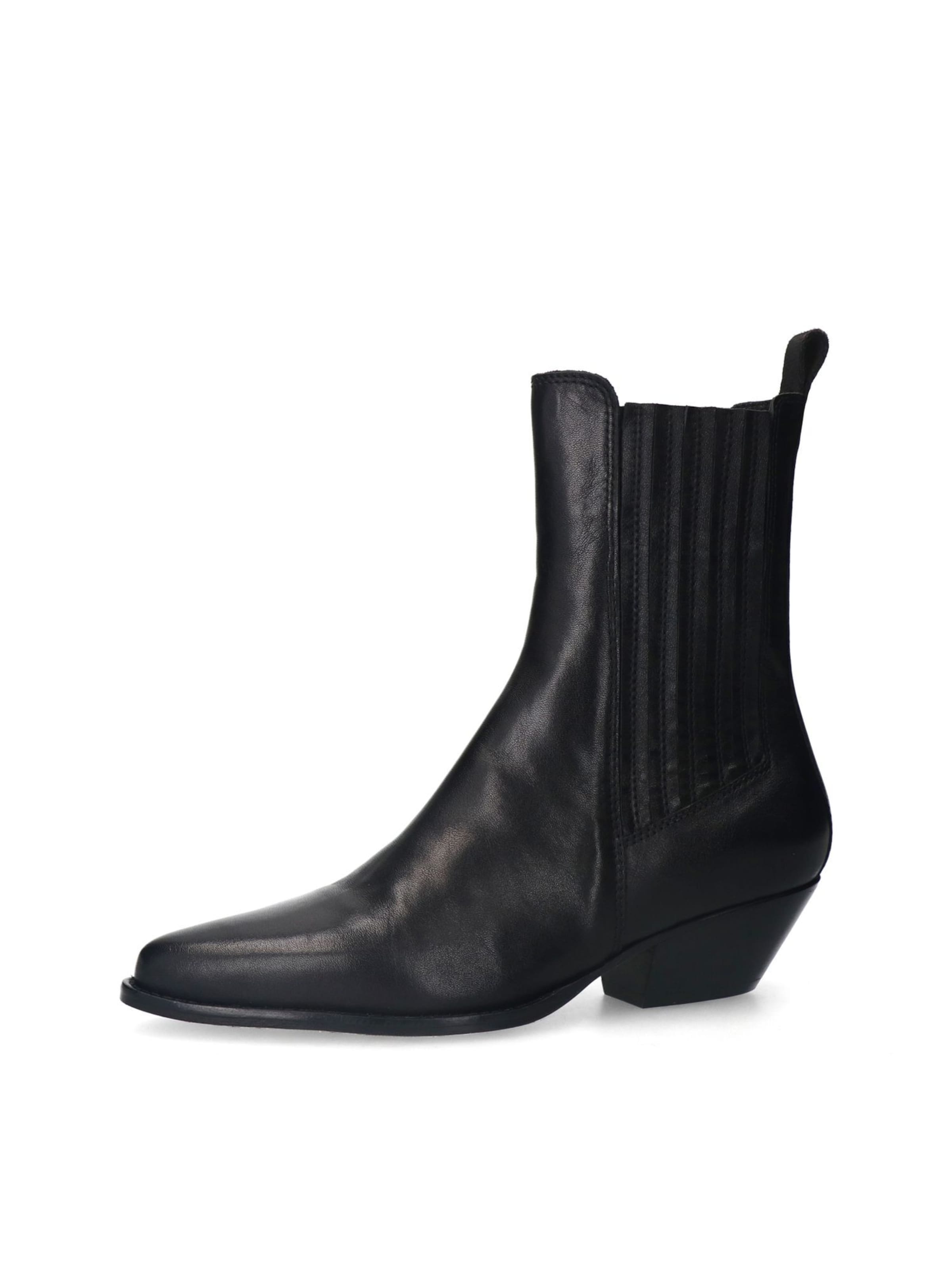 Chelsea Boots SACHA en noir : devant