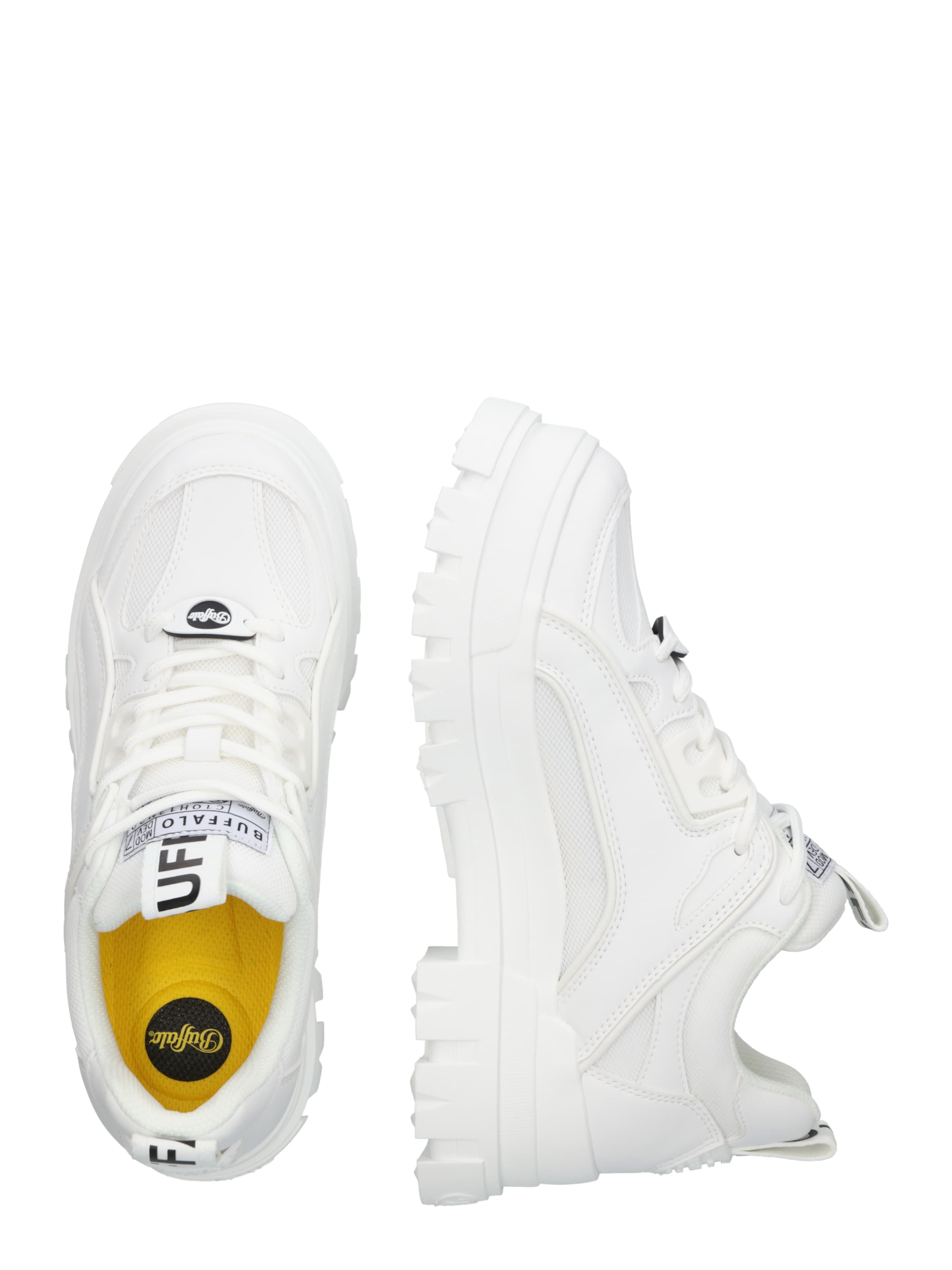 BUFFALO Nizke superge 'Aspha Hyb' | bela barva