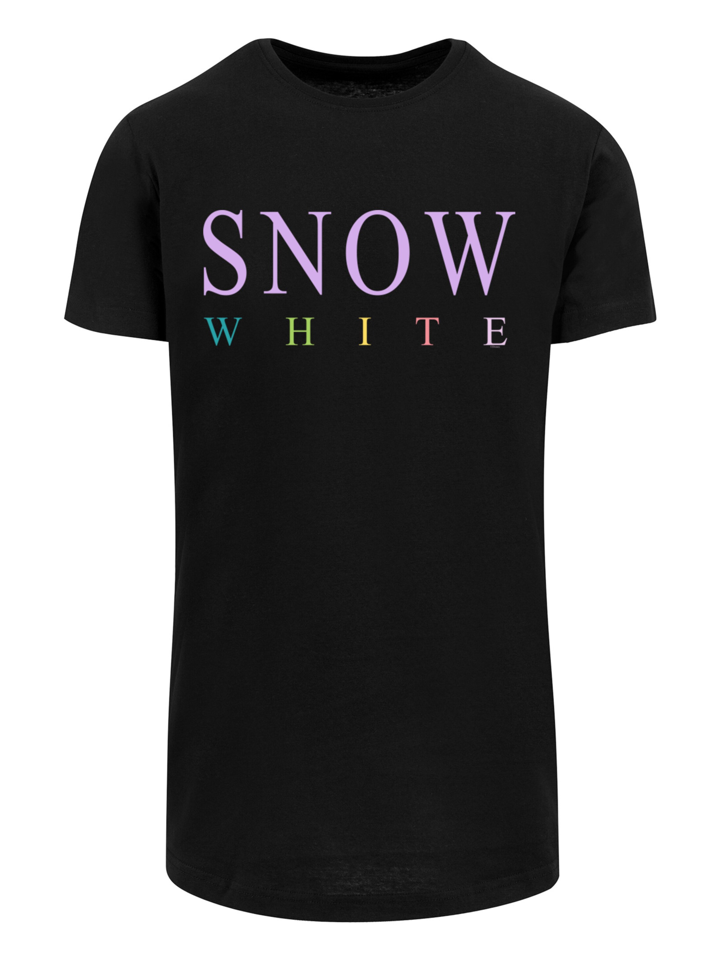 T-Shirt 'Disney Boys Snow White' F4NT4STIC en noir : devant