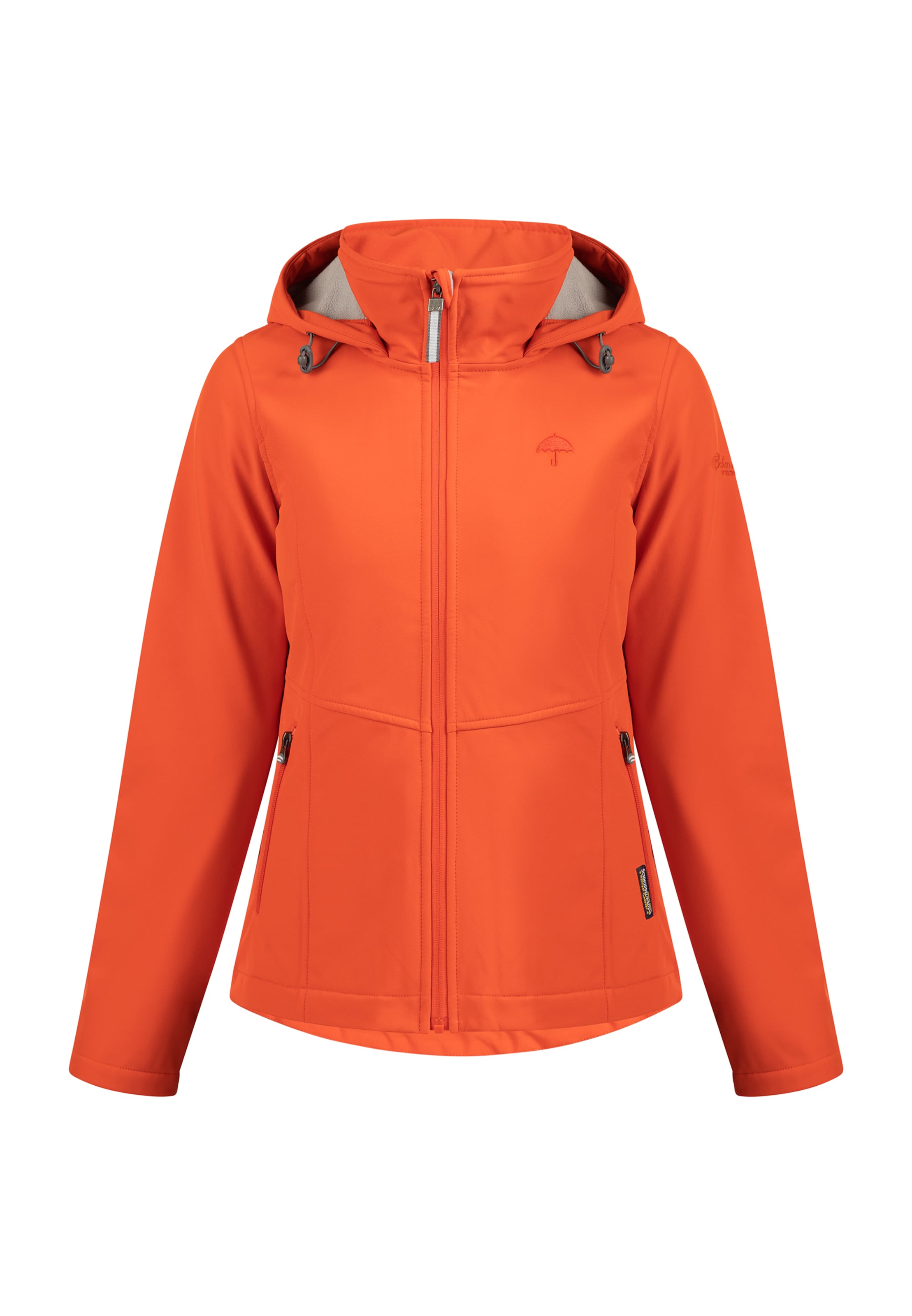 Schmuddelwedda Funktionsjacka i orange: framsida