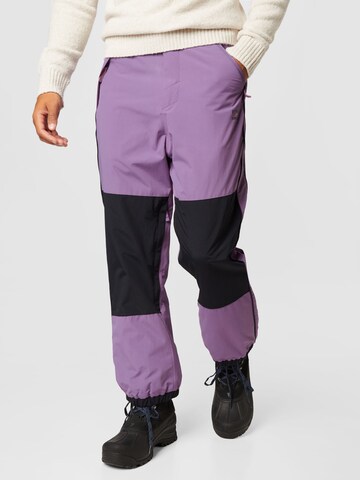 QUIKSILVER Loosefit Outdoorbroek 'SNOW DOWN' in Lila: voorkant