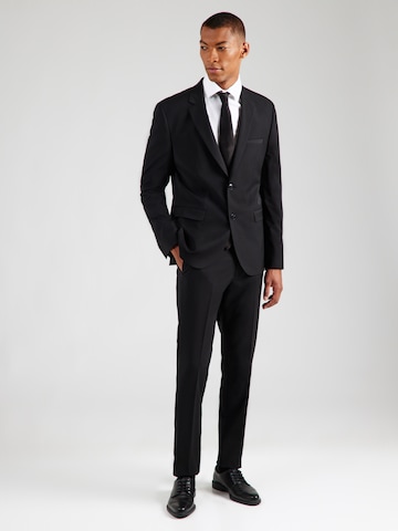 regular Pantaloni con piega frontale 'Hesten253X-MH' di HUGO in nero