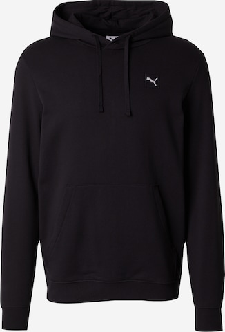 PUMASweater majica 'ESS' - crna boja: prednji dio