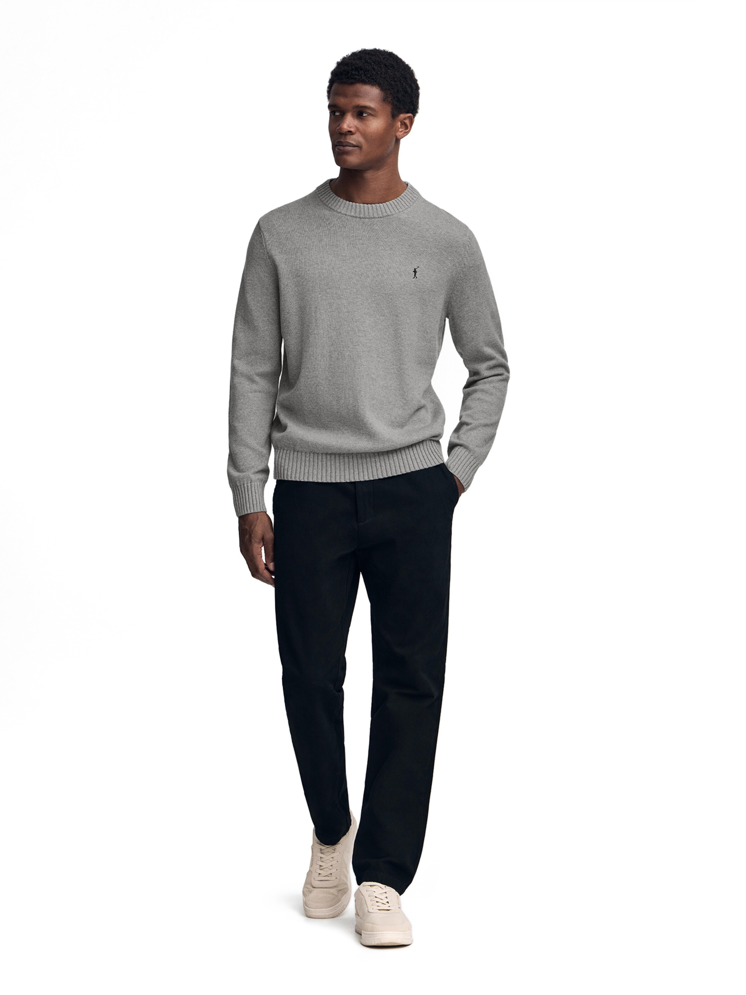 Polo Club Sweater in Grey