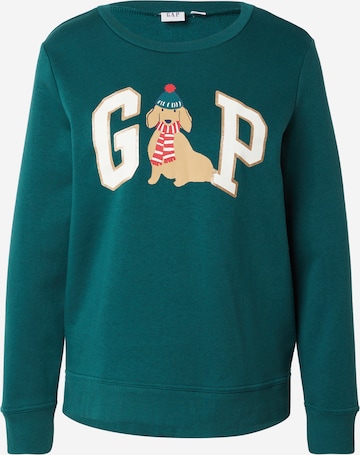 GAP Sweatshirt in Green: front