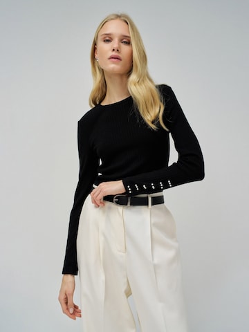 Salsa Jeans Sweater in Black: front
