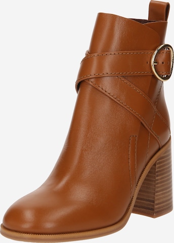 Bottines 'LYNA' See by Chloé en marron : devant