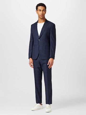 BOSS Black Slim fit Suit 'Huge' in Blue: front