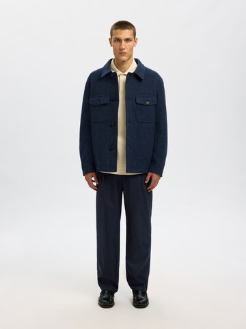 SELECTED Regular Hose in Blau