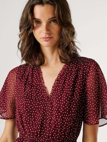 Pepe Jeans Jurk 'MARIUS' in Rood