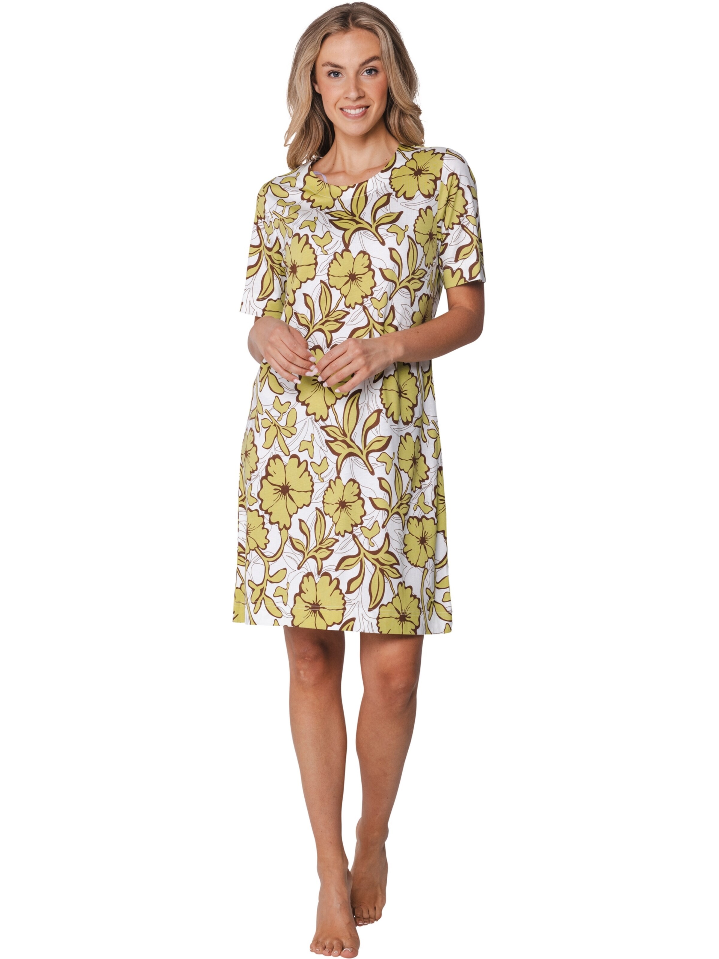 Pastunette Nachthemd 'Nightdress (95 cm)' in Geel: voorkant