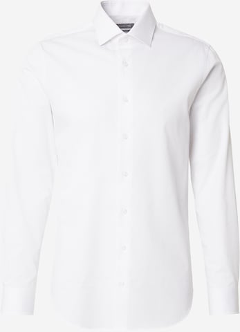 Michael KorsSlim Fit Poslovna košulja 'DIAMOND' - bijela boja: prednji dio