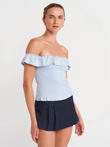 Dilvin Shirt in Blau: Vorderseite