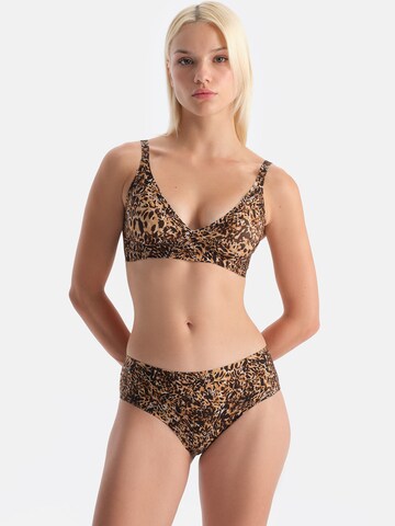 Dagi Треугольник Бюстгальтер в Коричневый