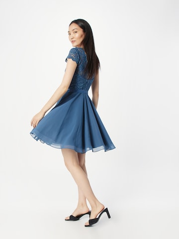 Robe de cocktail SWING en bleu