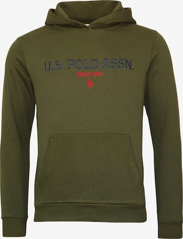 U.S. POLO ASSN. Sweatshirt i grøn: forside
