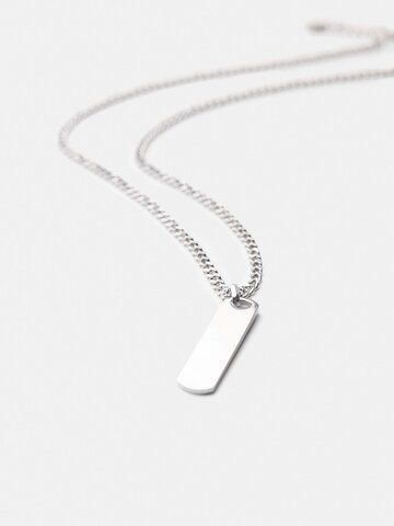Chaîne Bershka en argent