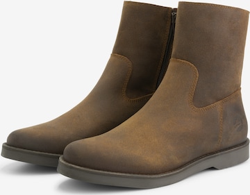 Travelin Ankle Boots 'Pordic' in Brown