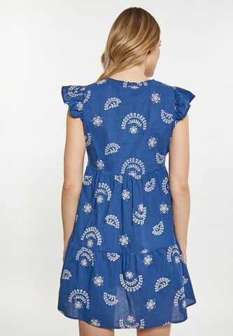 mėlyna DreiMaster Vintage Vasarinė suknelė