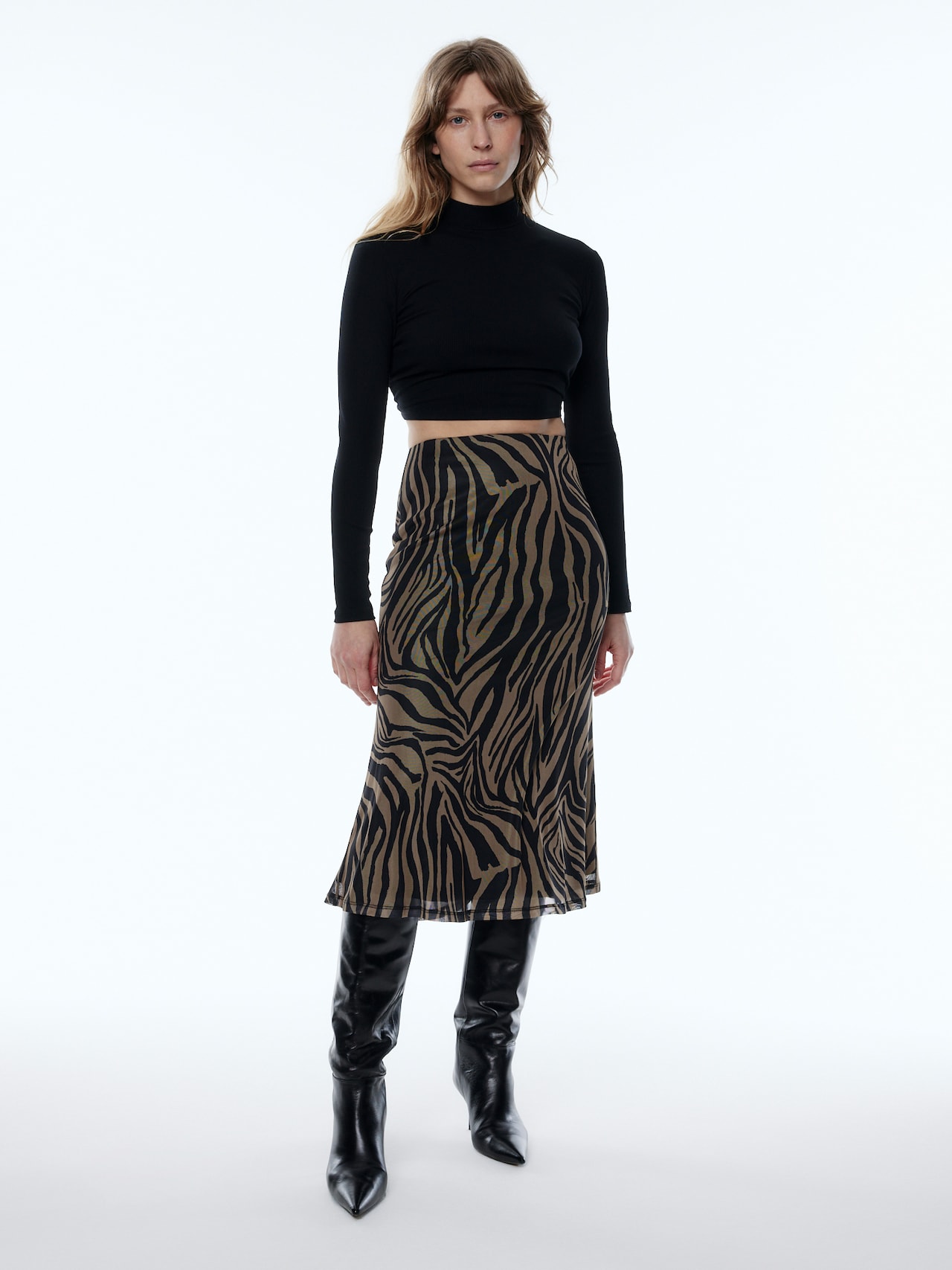 EDITED Shirt 'Ilka' Zwart