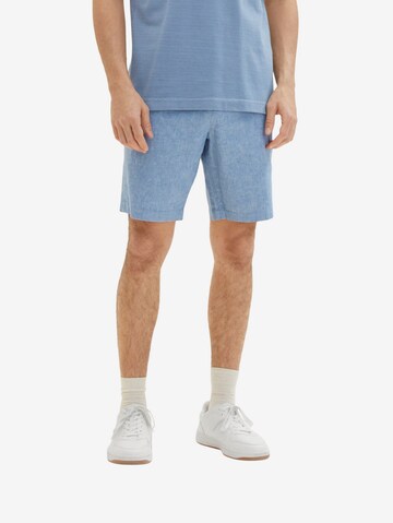 TOM TAILOR Regular Shorts in Blau: predná strana